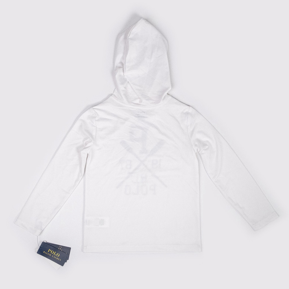 NWT Polo Ralph Lauren Boys Hooded Cover-Up Shirt Beach Swim $35 - Size 6 - Picture 4 of 8